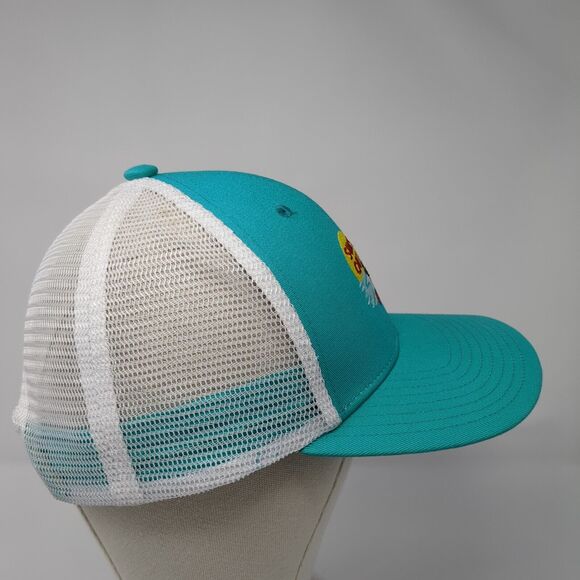 Suns Out Buns Out Snapback Trucker Hat Blue One Size Mesh Back Coal - Picture 4 of 8